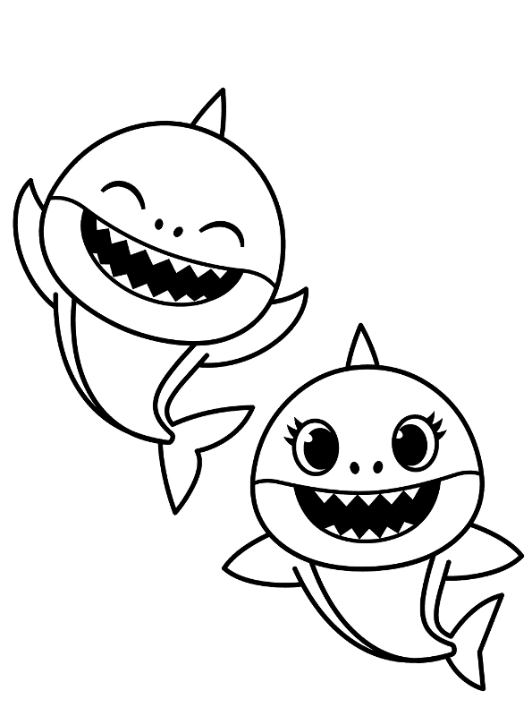 Baby Shark Coloring Pages Online / Color 4 Baby Shark Coloring Page